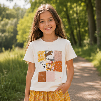 Minymo Mädchen T-Shirt Weiß Sommerkollektion | Baumwolle mit Elasthan