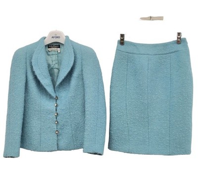 Salvatore Ferragamo Mohair-Woll-Bomberskirt-Set AFD022152N 150786478 [U]