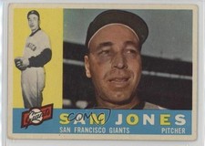 1960 Topps Sam Jones (Gray Back) #410 0z0n