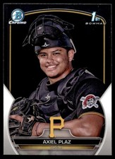 2023 Bowman Chrome Prospects Axiel Plaz Pittsburgh Pirates #BCP-208