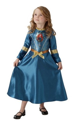Rubies Mädchen Disney Prinzessin klassisches Märchen Merida Kostüm 3-4 Jahre