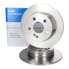 2 Delphi Bremsscheiben hinten 238mm für Renault Clio 1