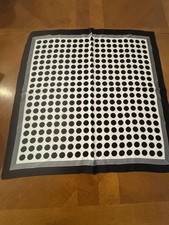 Black and White Polka Dot Square Scarf