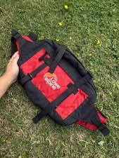 Marsupio Lowe Alpine vintage anni 90 rosso nero escursionismo vita lombare Gorpcore