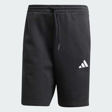 adidas men Essentials 3-Stripes Fleece Shorts