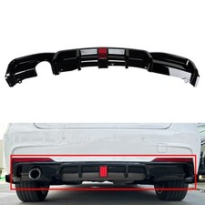 Rear Bumper Protector Spoiler Lip For Bmw 3 Series F30 F35 M Sport 12-19 14