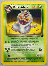Pokémon Dark Arbok #19/82 Non-Holo Rare - Unlimited Team Rocket - HP Condition