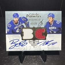 2007-08 O-Pee-Chee Premier - Ryan Kesler Kevin Bieksa Pairings Auto Jersey /50