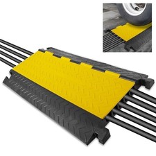 Pyle Cable Protector Cover Ramp-Cord/Wire Safely Five Channel Extra Wide Style 