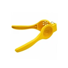  Lime or Lemon Manual Squeezer, Citrus Juicer for Max Extraction Small Yellow