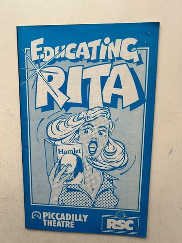 EDUCATING RITA  Theatre Programme JULIE WALTERS  MARK KINGSTON - Afbeelding 1 van 4