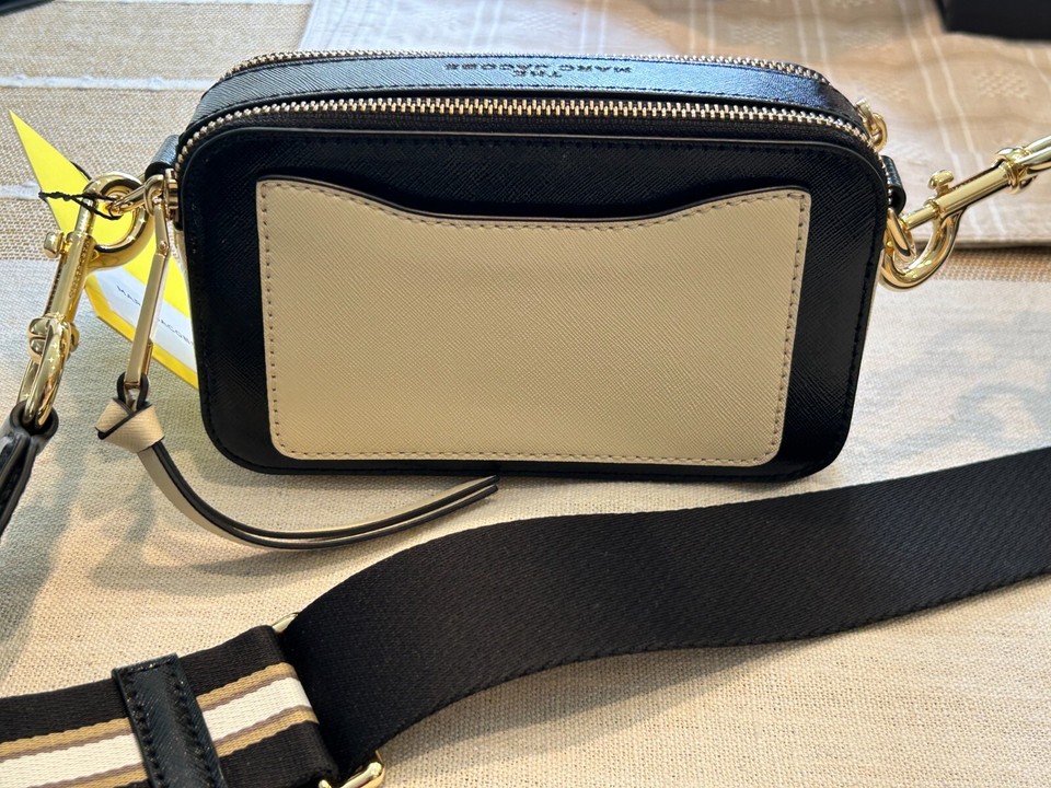 Marc Jacobs Snapshot NEW CLOUD WHITE MULTI Small Camera bag crossbody