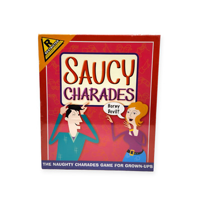Saucy Charades: The Naughty Cherades Game For Grown-Ups By Cheatwell Games NEW