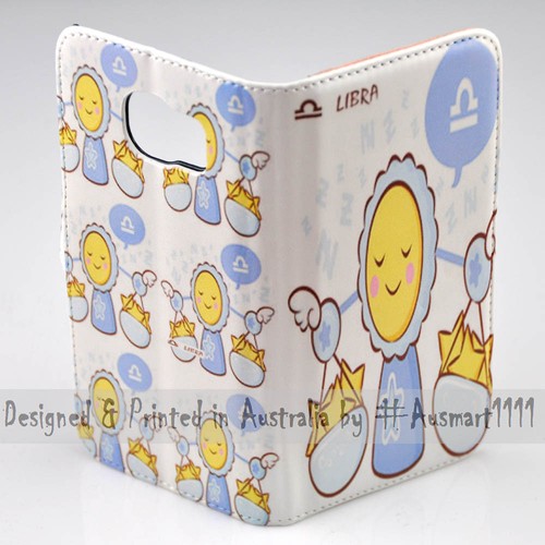 Funda protectora tipo billetera para teléfono móvil con tema zodiac impreso para Samsung Galaxy serie 12 - Imagen 13 de 23