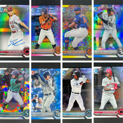 2022 Bowman Chrom - SAMOCHODY / PARALLELE / 1ST - PYC Pick Your Card +20% ZNIŻKI 4+ - Zdjęcie 1 z 228