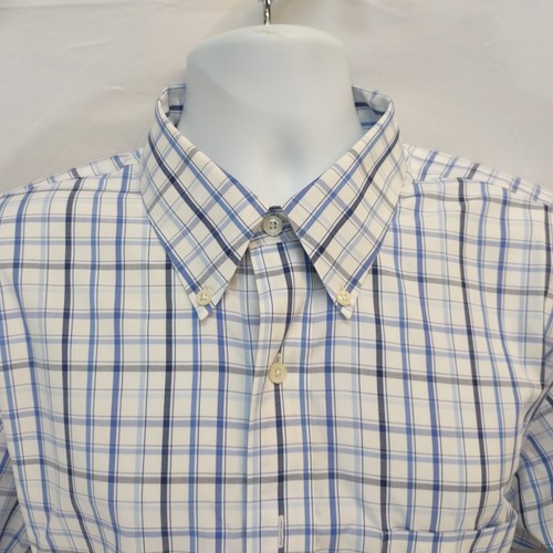 Camisa de vestir de algodón manga larga XL calce ajustado sin planchar BROOKS BROTHERS para hombre - Imagen 2 de 7