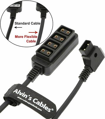 D-Tap-Stecker auf 4-Port-Dtap-Buchse Flexibles Splitter-Stromkabel für ARRI RED