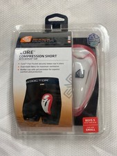 Shock Doctor Boy's Graphic Core Compression Short with Bio-Flex Cup Small