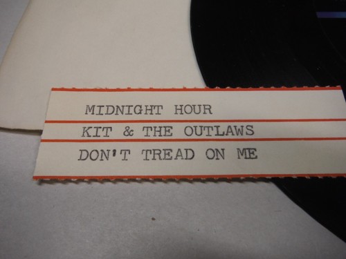 RARE!! Kit and the Outlaws Midnight EX-NM 7" 45 RPM - Picture 2 of 4