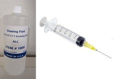 SOLVENT CLEANING SOLUTION FOR ROLAND MUTOH MIMAKI AND EPSON 1,000 ml  SYRINGE