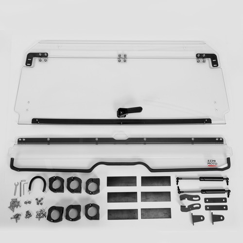 PC parabrisas delantero abatible mejorado para Honda Talon 1000R/1000X/1000X-4 2019-2024 - Imagen 12 de 12
