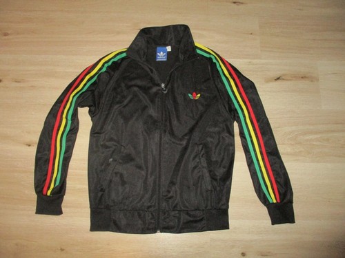 adidas RASTA tuta vintage oldschool felpe jamaica anni '90 | eBay