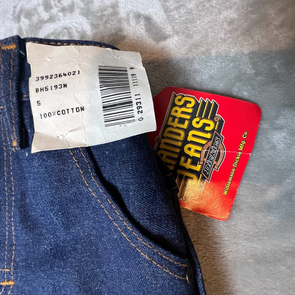 Dickies Branders джинсы 5 мальчиков синий джинсовой ткани прямой ноги темно стирка эластичный пояс - Изображение 3 из 4