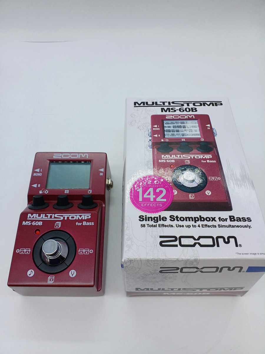 Zoom MS-60B Multi-Stomp Bass Multi-Effects Pedal | eBay Zoom MS-60B Multi-Stomp Bass Multi-Effects Pedal | eBay