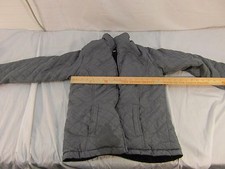 Light Gray Black Small 4-6 Children Youth Winter Jacket Broken Zipper 32765