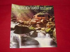 1969 NIMROD CAMPER 12-page Dealer RV Outdoors Sales Brochure Catalog