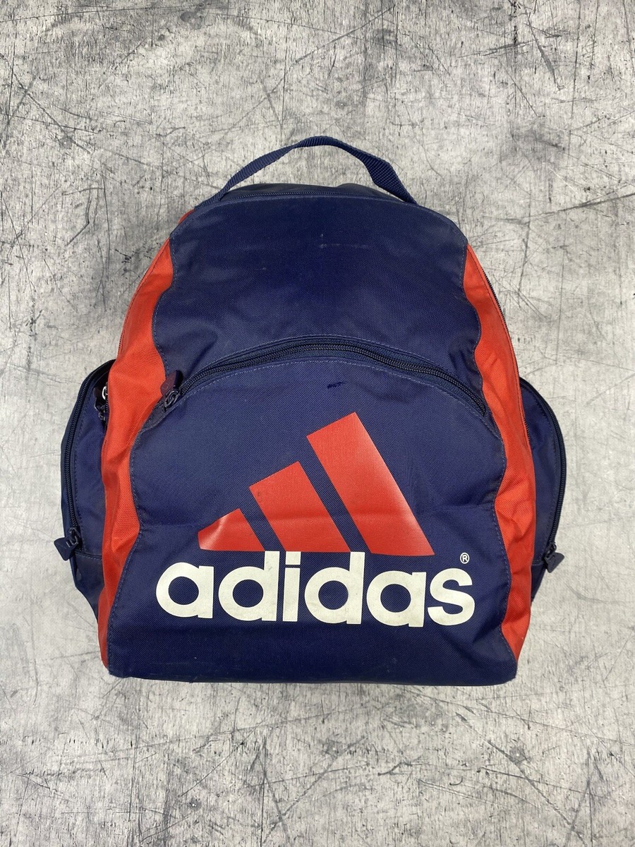 adidas backpack 90s Vintage 90s Adidas Big Logos Nylon Backpack