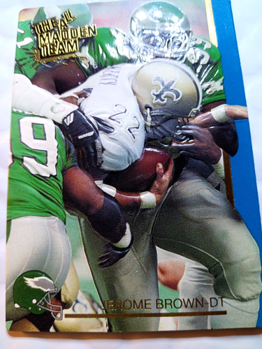 * 1991 #15 Jerome Brown / Eagles DT #99 Action Packed All Madden Team - 第 1/5 張圖片