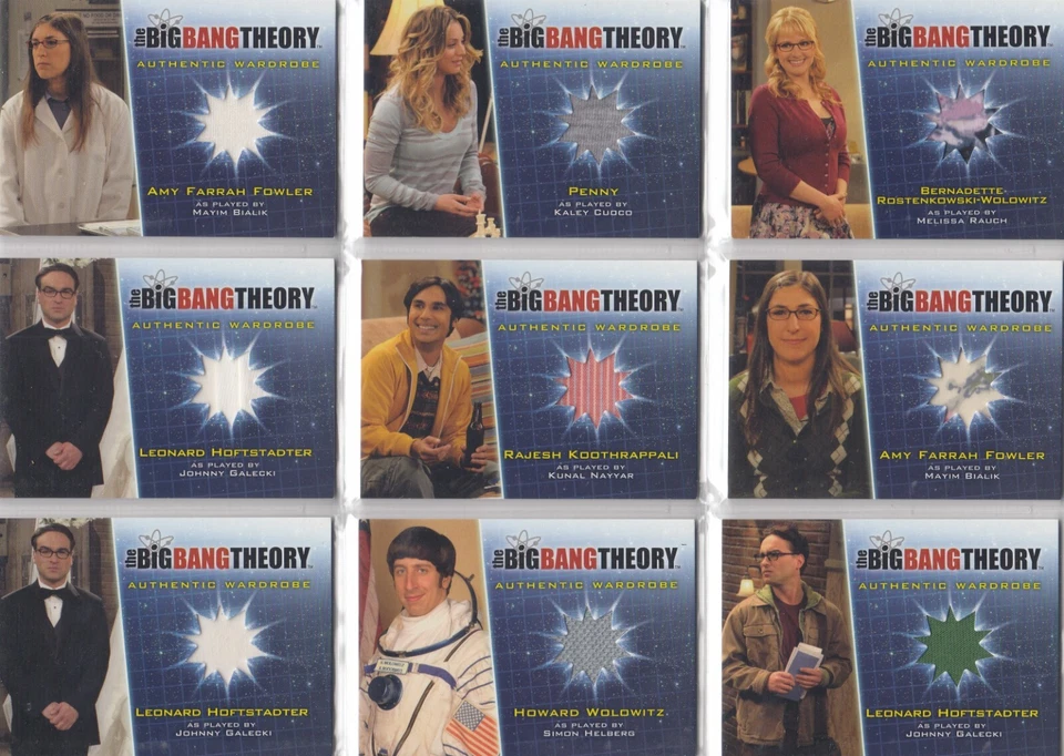 Big Bang Theory Season 5 Autograph Auto / Costume Wardrobe Card Selection - Image 3 of 4