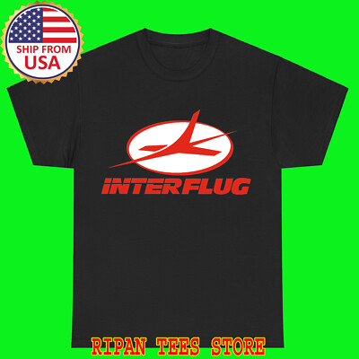 Interflug Inter Flug Black Size S - 5XL