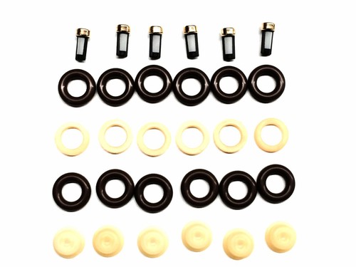 FUEL INJECTOR REPAIR KIT O-RINGS, PINTLE CAPS, SPACER FILTERS VOLVO 2 ...