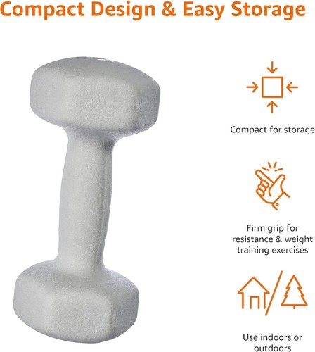 - Coppia Di Manubri in Neoprene 4kg - Foto 4 di 5