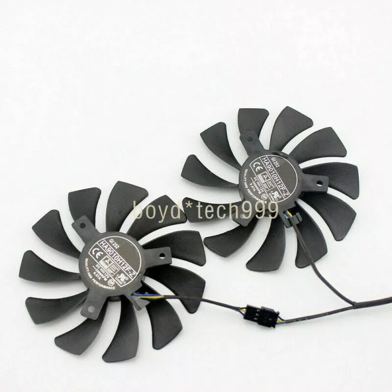Fan Graphics Card Dual For MSI HA9010H12F Z GTX 1050 1060 1063