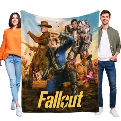 Fallout TV Show Blanket Soft Throw for Bed Couch Sofa 3D Printing for Teenagers