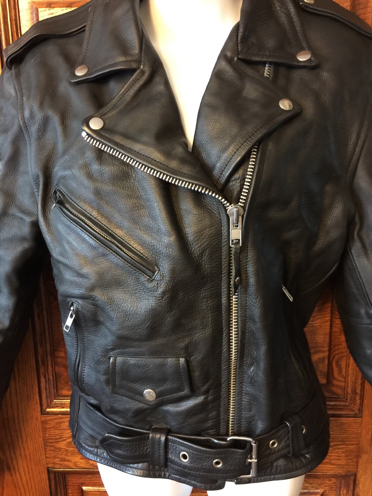 Mega Force Leather Thinsulate Biker Motorcycle Pr… - image 2