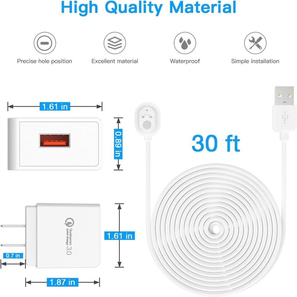 Bloc De Charge Usb Rapid Battery Charger For Arlo Pro Pro Arlo