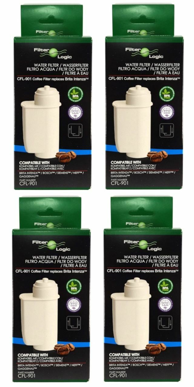 4 X FilterLogic CFL-901 Filtro per Brita Intenza - CFL-901