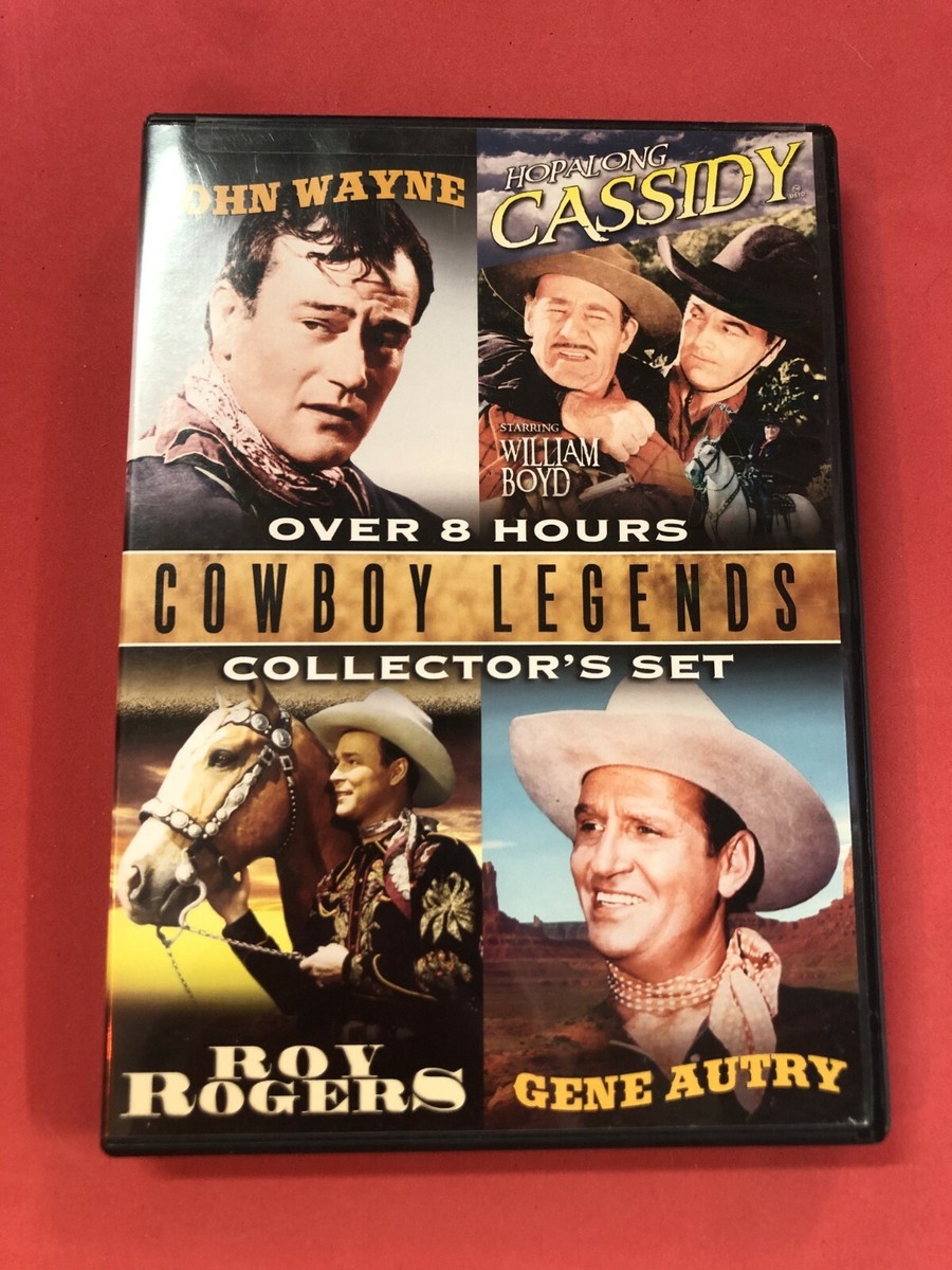 COWBOY LEGENDS - DVD - 2 DISC SET - JOHN WAYNE, GENE AUTREY, ROY ROGERS,  HOP ALO