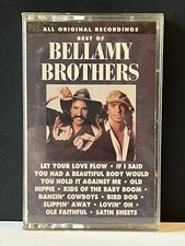 The Bellamy Brothers Best Of Cassette 1992 Curb Country Rock Let Your Love Flow