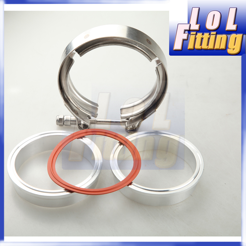 2.5" VBand Vband Clamp Aluminum Flange Turbo Intercooler Piping Kit eBay