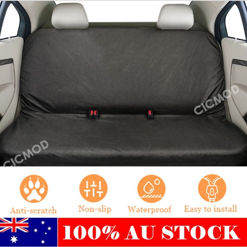Waterproof Car Truck Van SUV Seat Cover Pet Dog Back Rear Bench Mat Anti Dirt AU - Picture 2 of 13