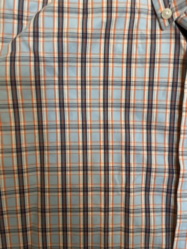 Duluth Trading Co. Mens Blue Plaid Button Down Short Sleeve Shirt Size Medium - Picture 4 of 6