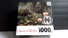Canvas Collection 1000 Piece Jigsaw Puzzle Linen Textured "Paradise Found"