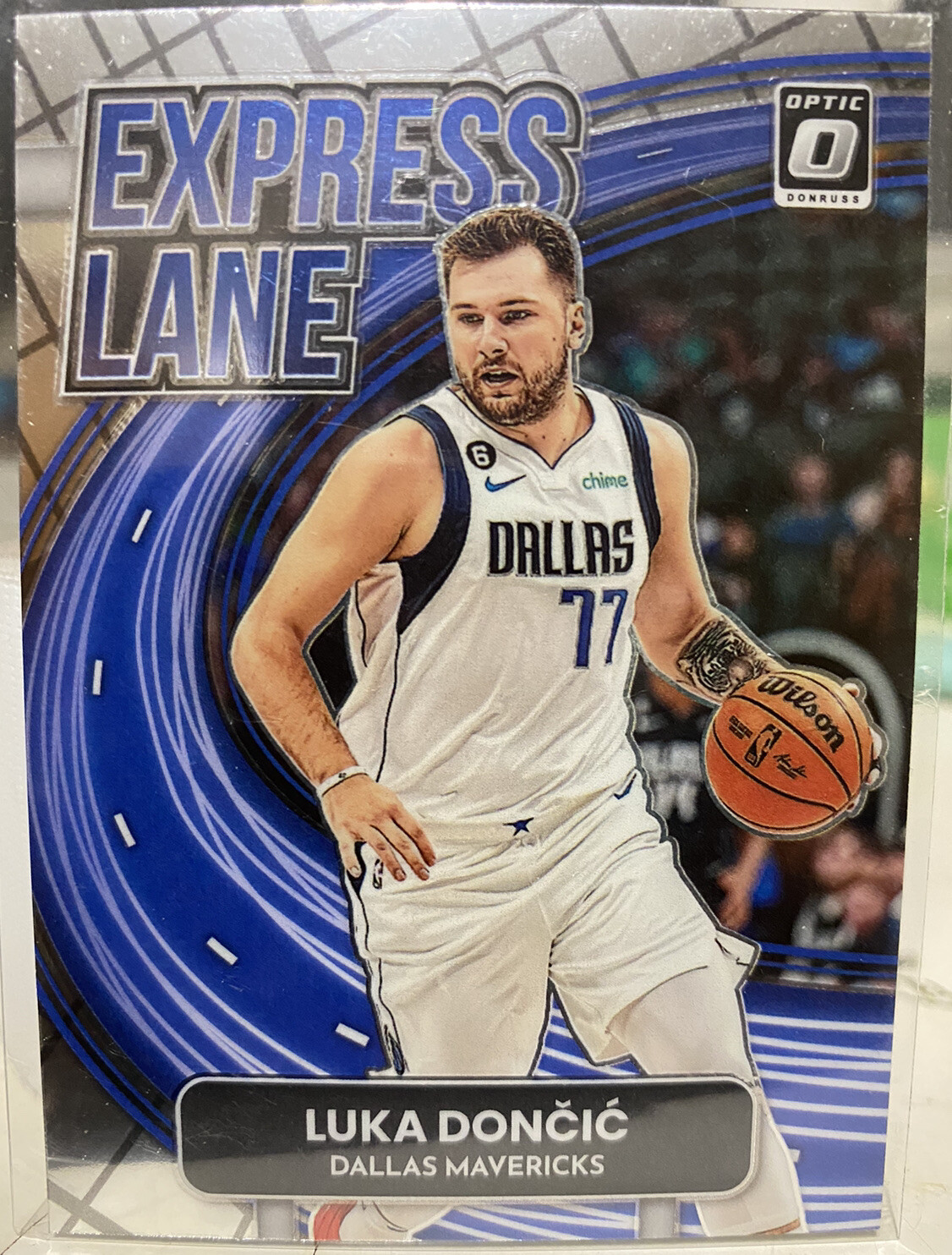 Luka Doncic 2022-23 Donruss Optic Express Lane Silver #5 MR0-10 Panini NBA