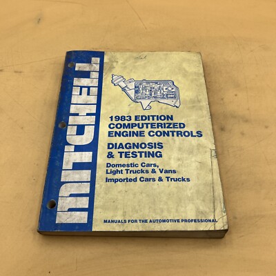 Mitchell 1983 Edition Computerized Engine Controls Diagnosis & Testing Manual