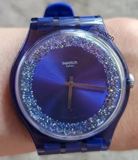 Purple swatch deals watch